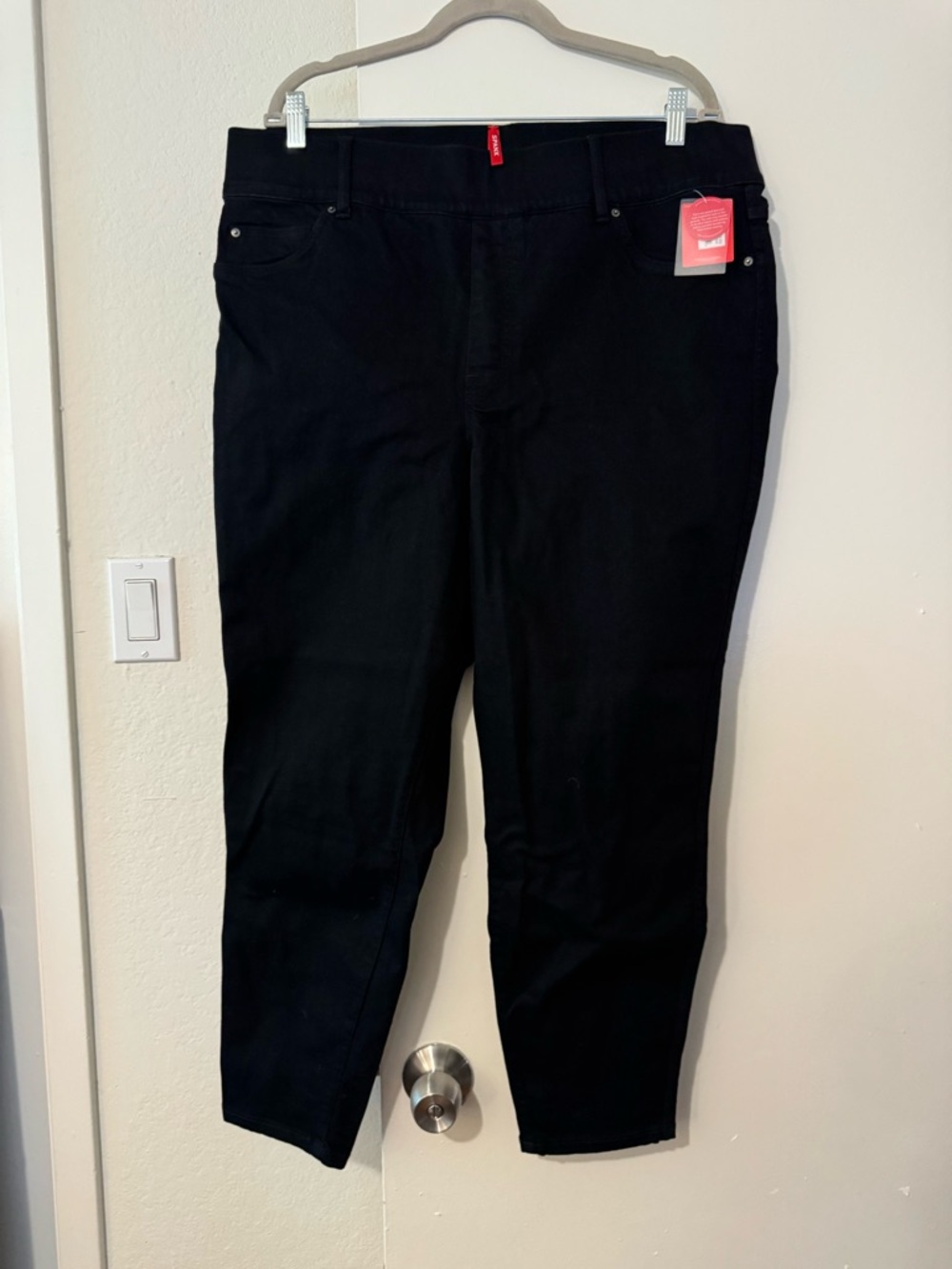 Spanx Slim Straight Black Jeans